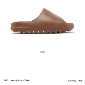Adidas Yeezy Slides in flax 4 for boys